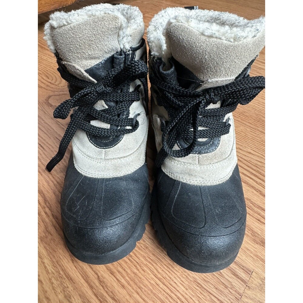 Sporto Leather Winter Boots Women’s Size 7 Insulated Waterproof With Rubber